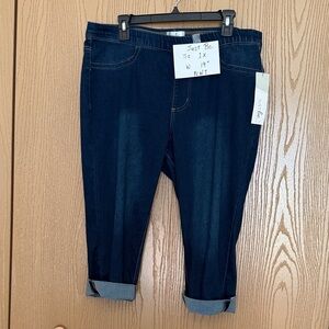 Just Be Women's Dark Blue Ankle Jeans